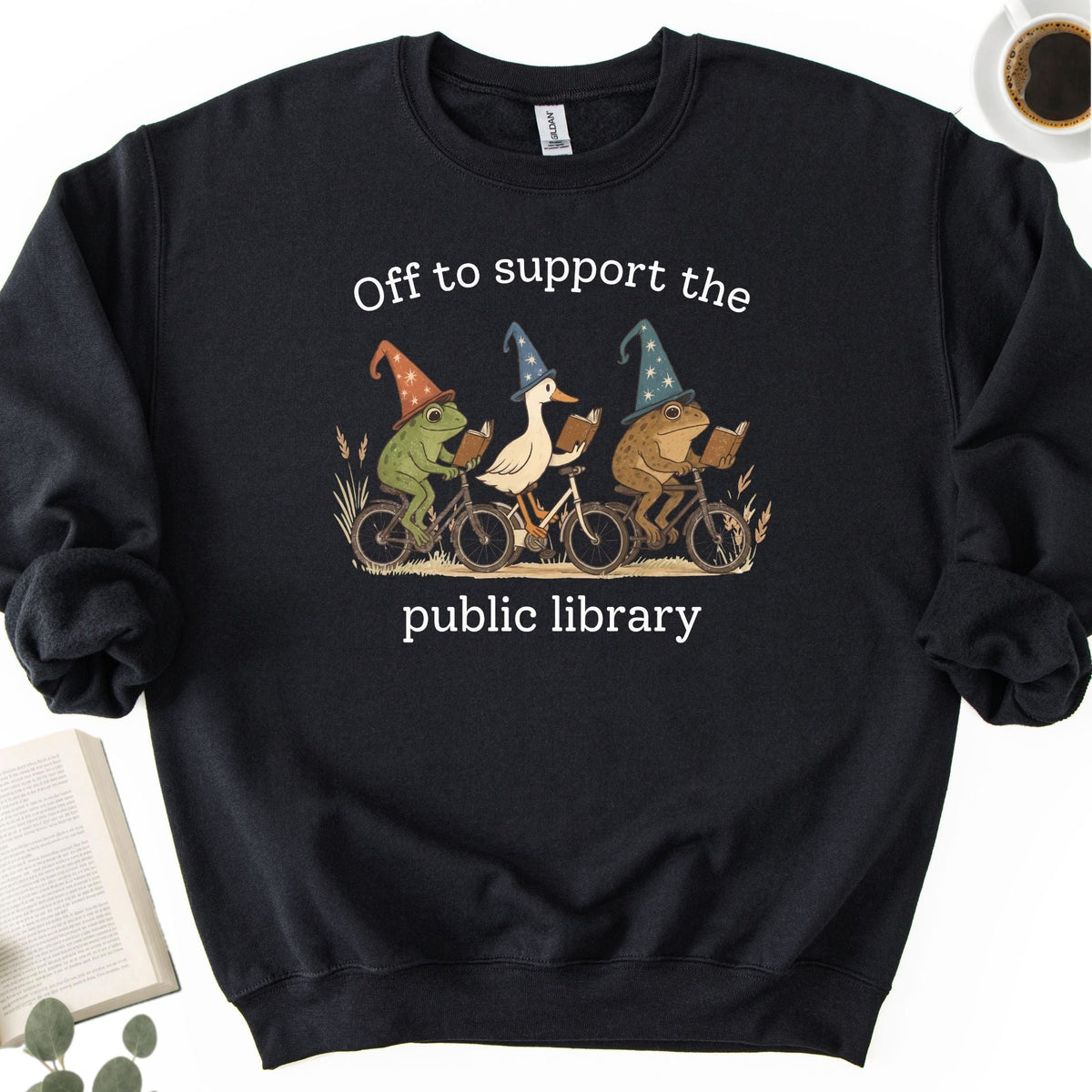 Off To Support The Public Library Unisex Sweatshirt