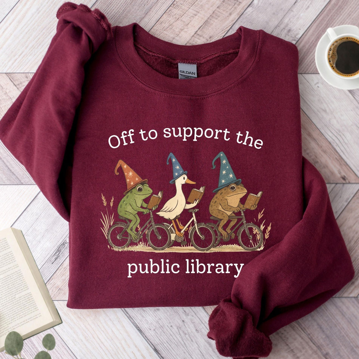 Off To Support The Public Library Unisex Sweatshirt