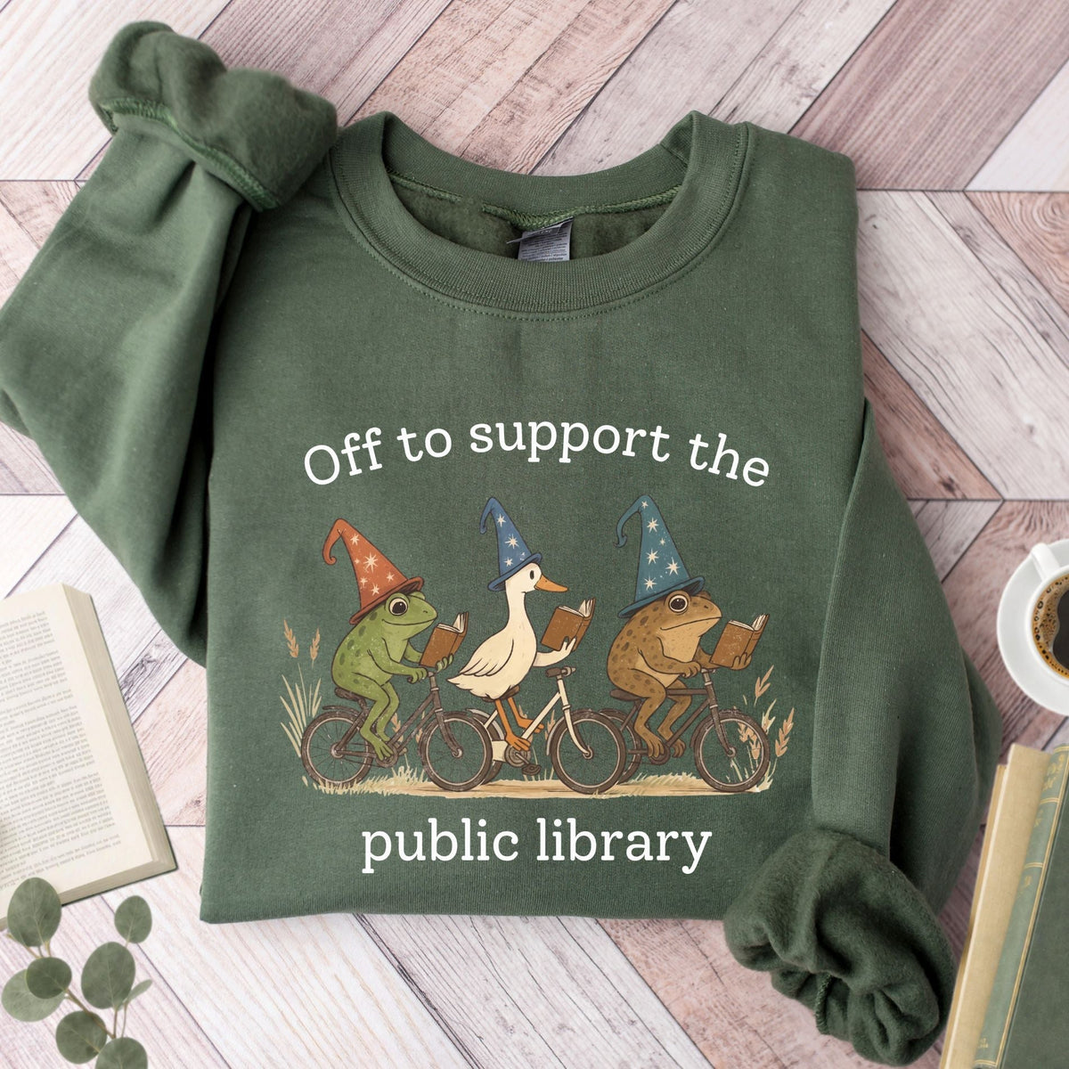 Off To Support The Public Library Unisex Sweatshirt