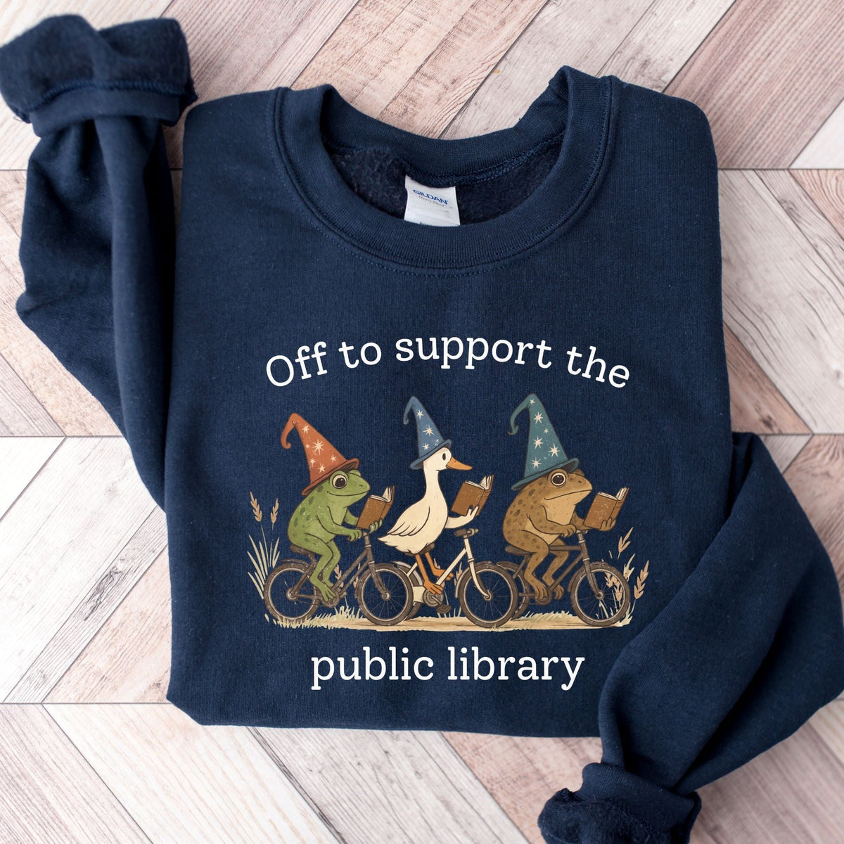 Off To Support The Public Library Unisex Sweatshirt
