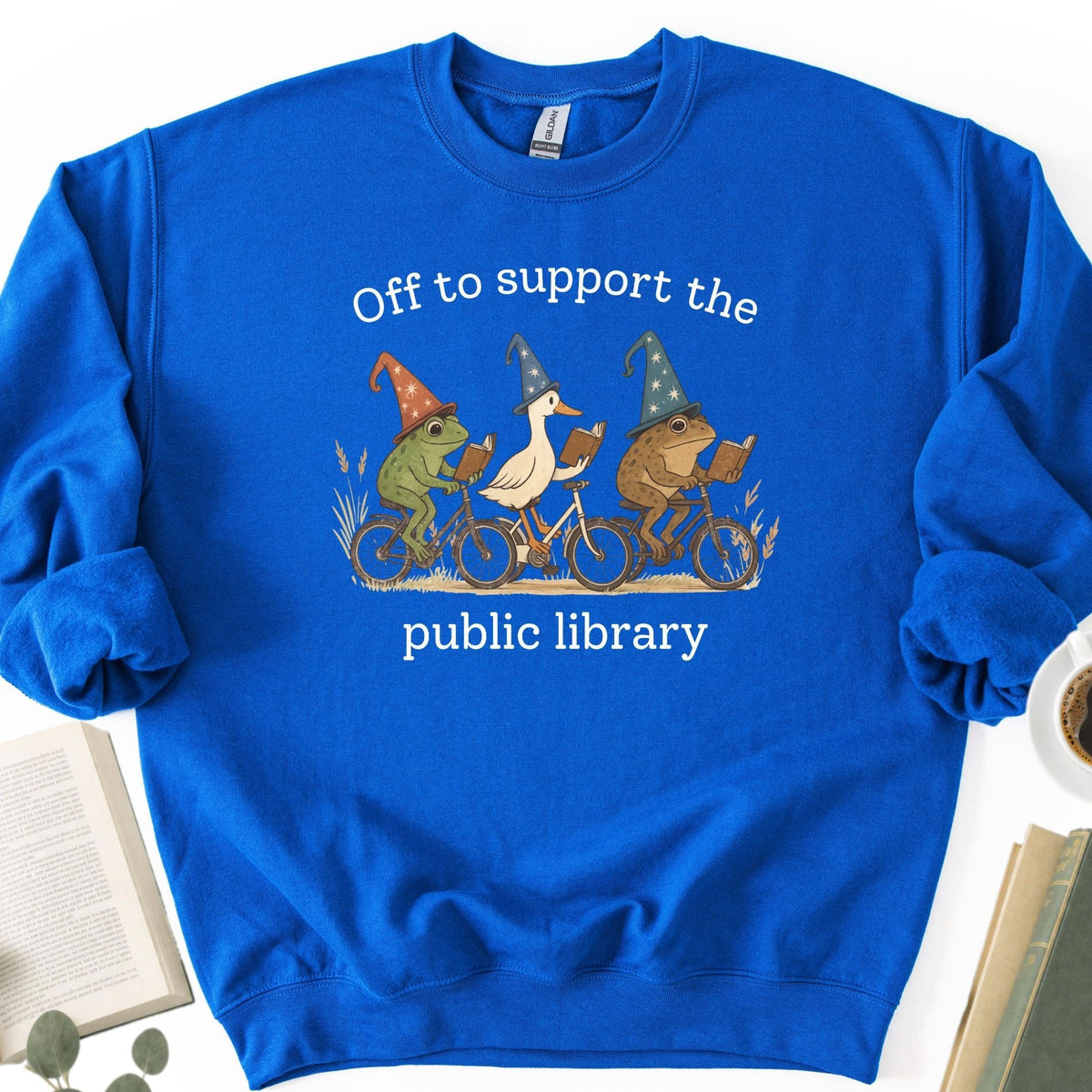 Off To Support The Public Library Unisex Sweatshirt