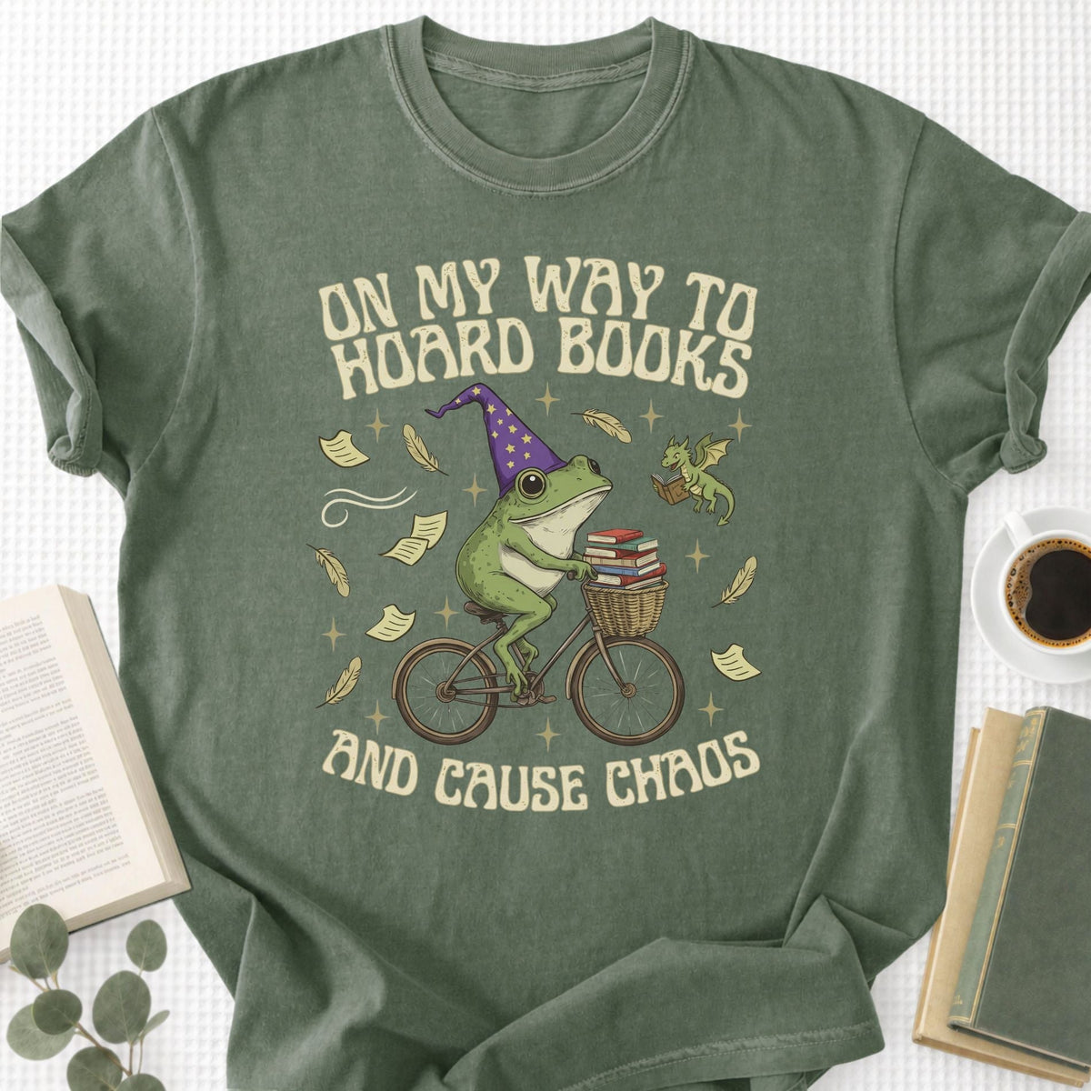 On My Way To Hoard Books Unisex T-Shirt