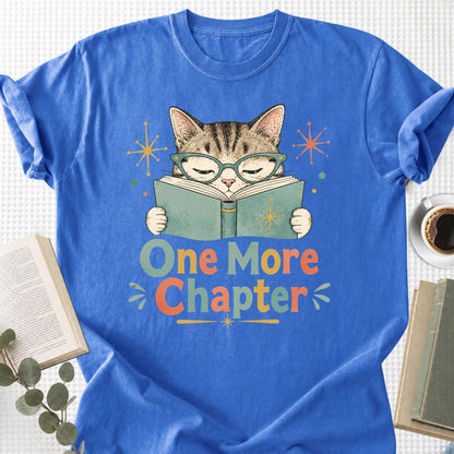 One More Chapter Cute Cat Retro Unisex T-Shirt