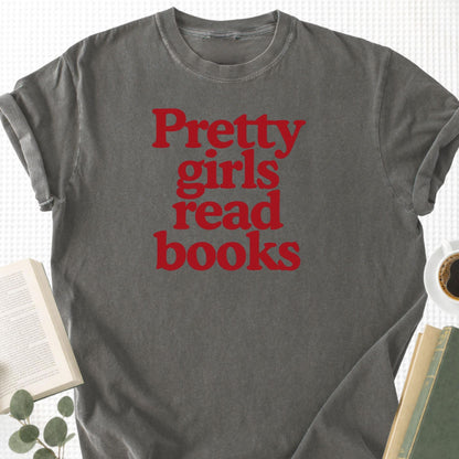 Pretty Girls Read Books Unisex T-Shirt