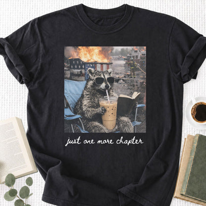Raccoon Just One More Chapter Unisex T-Shirt