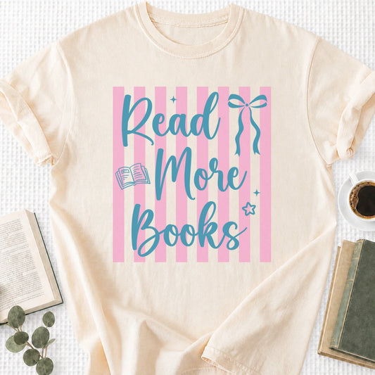 Read More Books Coquette Unisex T-Shirt, Bookworm