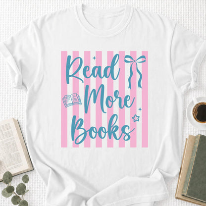 Read More Books Coquette Unisex T-Shirt, Bookworm