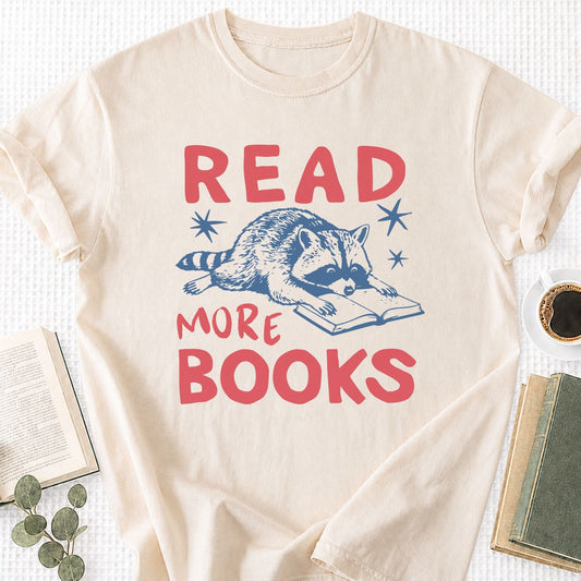 Read More Books Raccoon Unisex T-Shirt