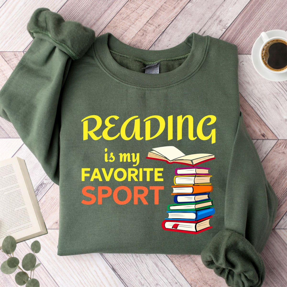 Reading Is My Favorite Sport Unisex Sweatshirt