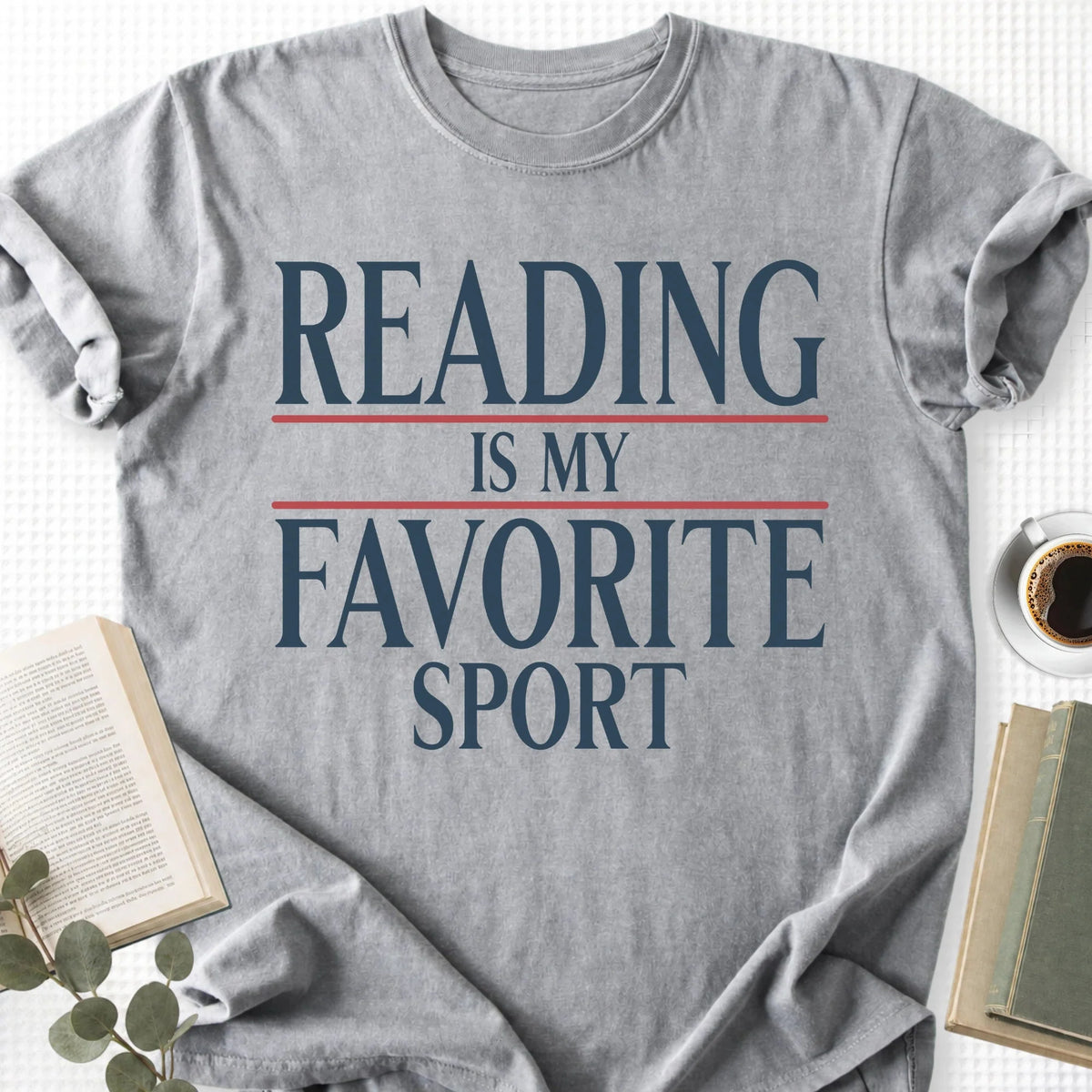 Reading Is My Favorite Sport Unisex T-Shirt, Book Lover Gift