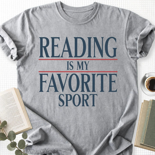 Reading Is My Favorite Sport Unisex T-Shirt, Book Lover Gift