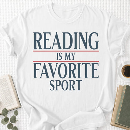 Reading Is My Favorite Sport Unisex T-Shirt, Book Lover Gift