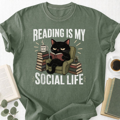 Reading Is My Social Life Unisex T-Shirt