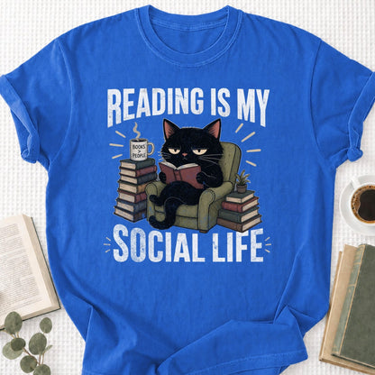 Reading Is My Social Life Unisex T-Shirt