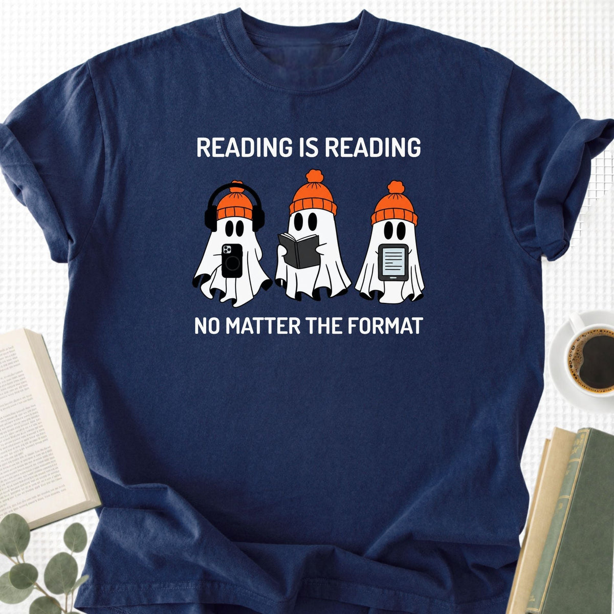 Reading is Reading No Matter The Format Unisex T-Shirt