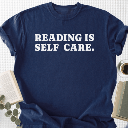 Reading Is Self Care Retro Unisex T-Shirt, Bookworm Shirt