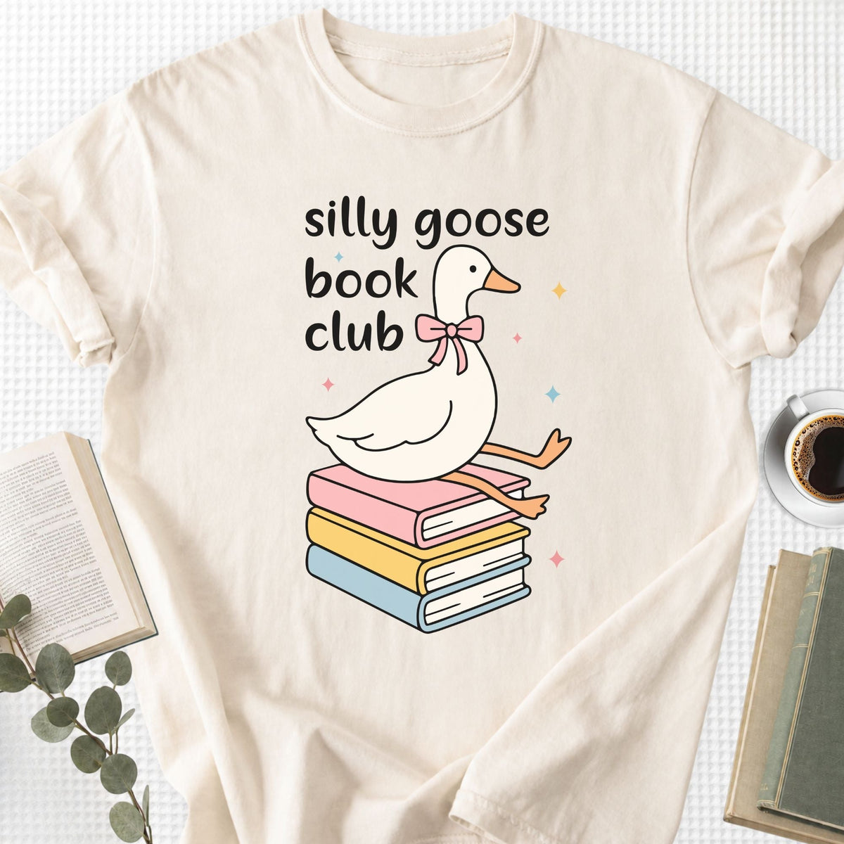 Silly Goose Book Club Coquette Unisex T-Shirt