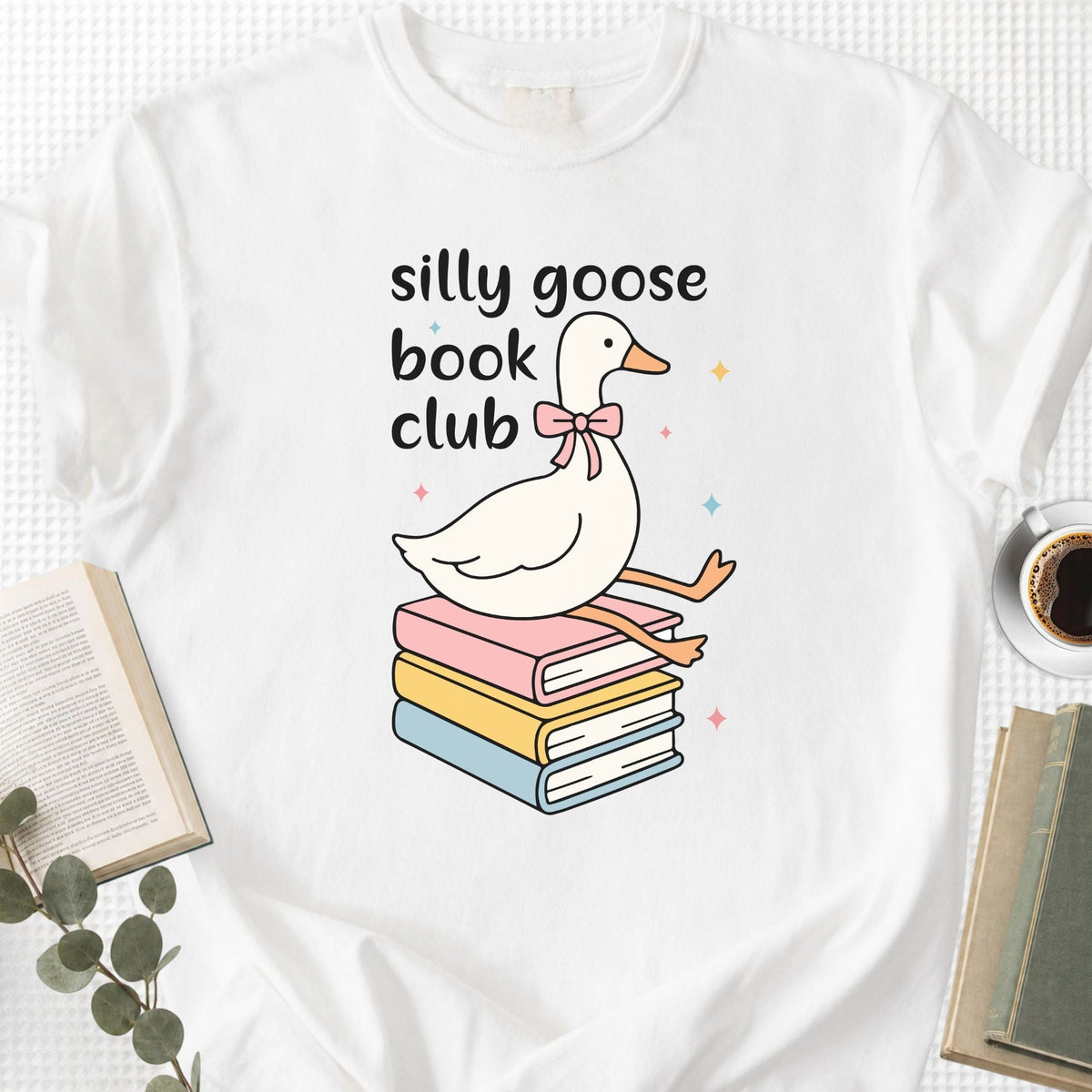 Silly Goose Book Club Coquette Unisex T-Shirt