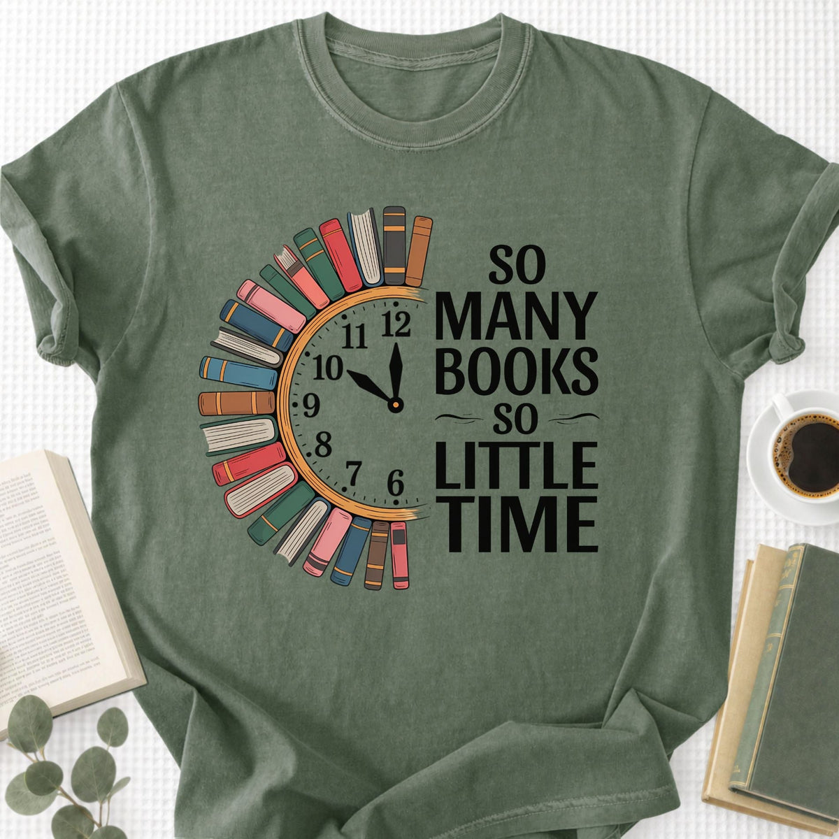 So Many Books So Little Time Unisex T-Shirt, Book Lover Gift for Readers