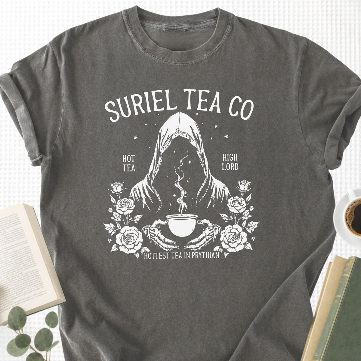 Suriel Tea Co Fantasy Reader Unisex T-Shirt