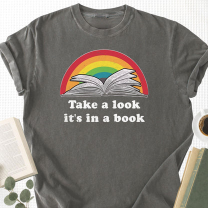 Take a Look It's In a Book Unisex T-Shirt