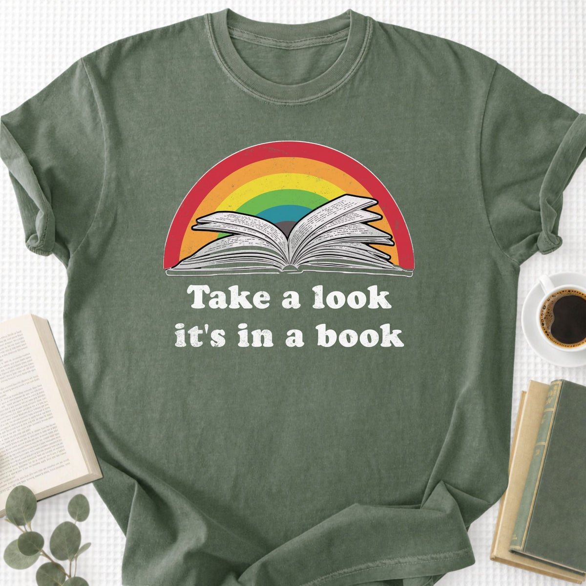 Take a Look It's In a Book Unisex T-Shirt