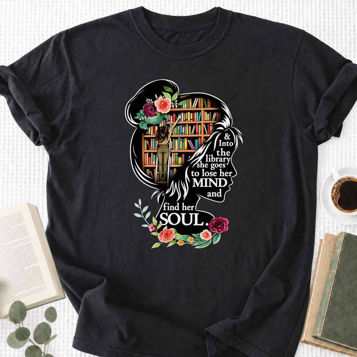 The Book Lover's Library Unisex T-Shirt