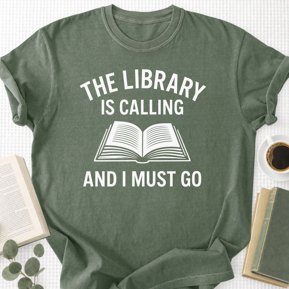 The Library Is Calling And I Must Go Unisex T-Shirt