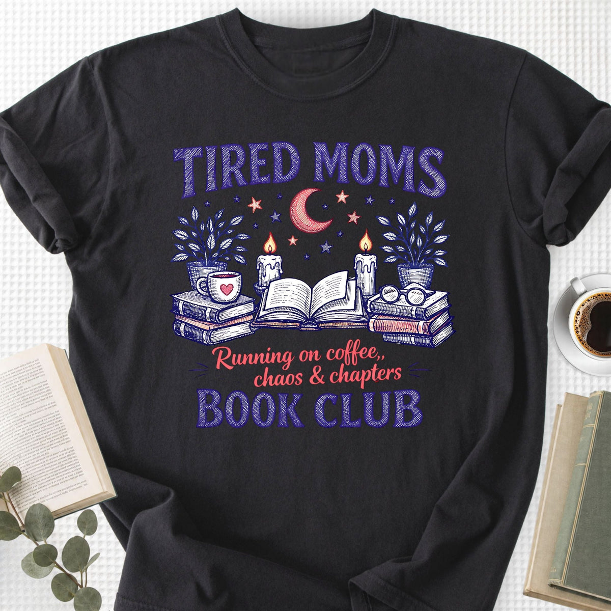 Tired Moms Book Club Celestial Unisex T-Shirt