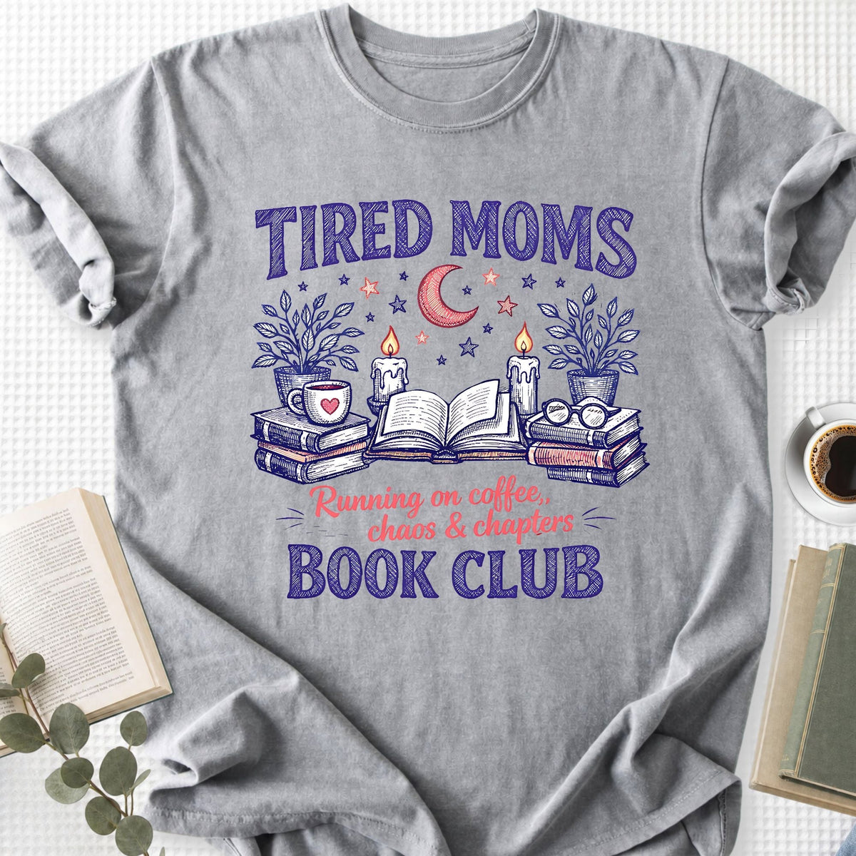 Tired Moms Book Club Celestial Unisex T-Shirt