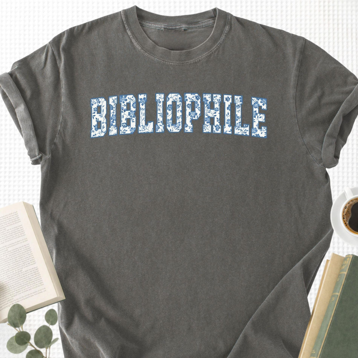 Toile Floral Bibliophile Unisex T-Shirt