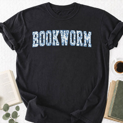 Toile Floral Bookworm Unisex T-Shirt