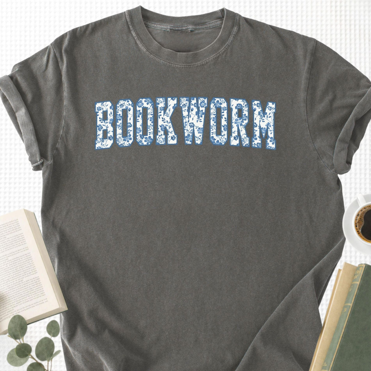 Toile Floral Bookworm Unisex T-Shirt