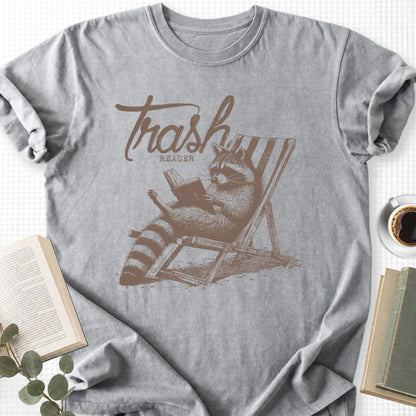 Trashy Reader Raccoon Unisex T-Shirt