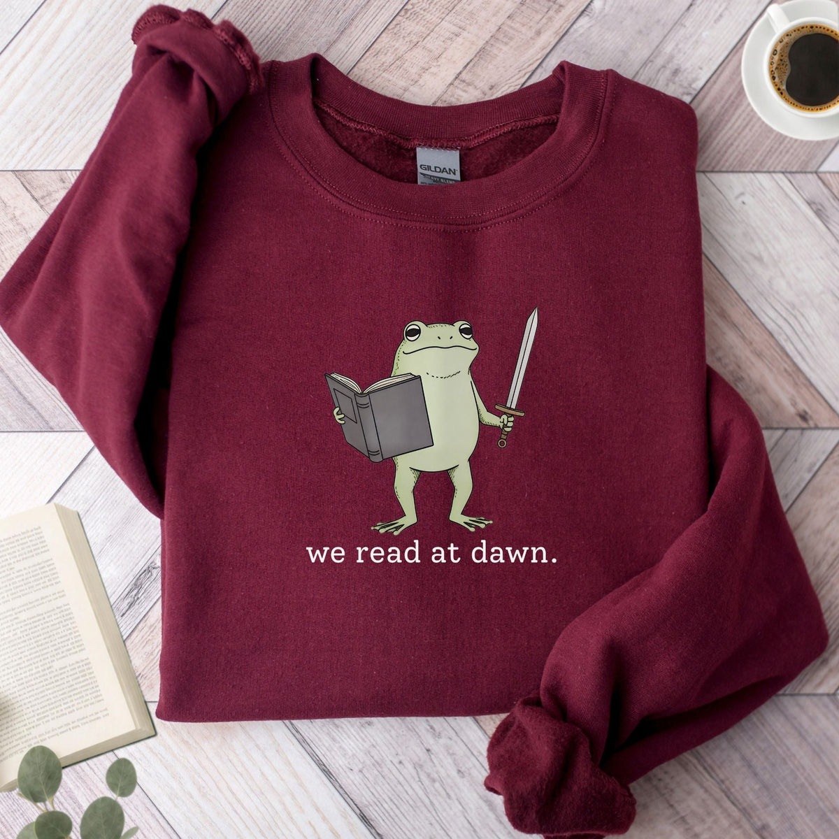 We Read At Draw Frog Unisex Sweatshirt