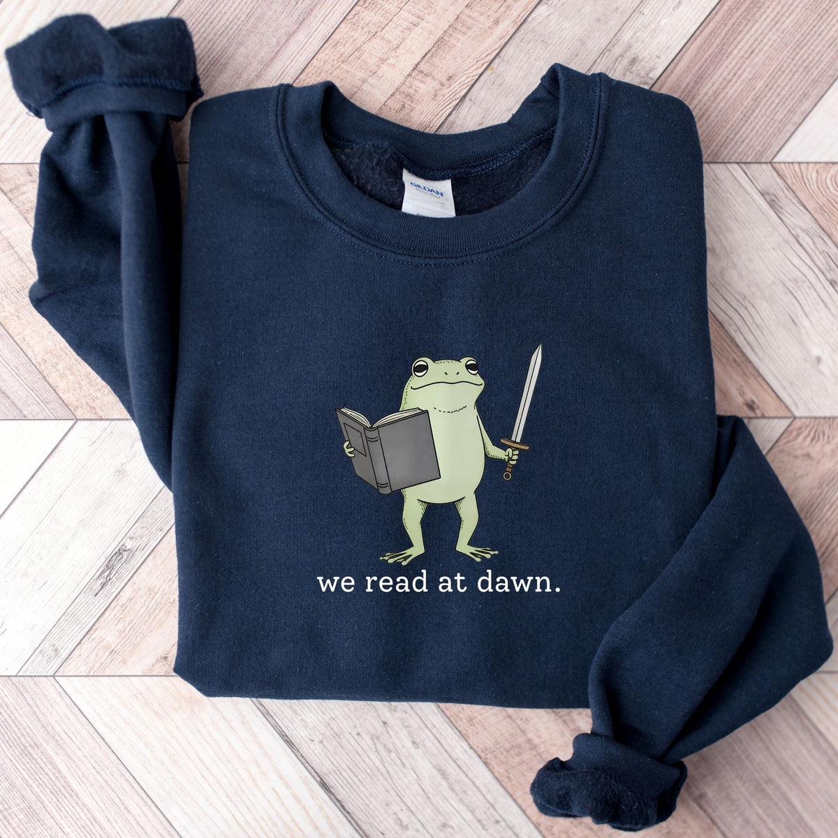 We Read At Draw Frog Unisex Sweatshirt