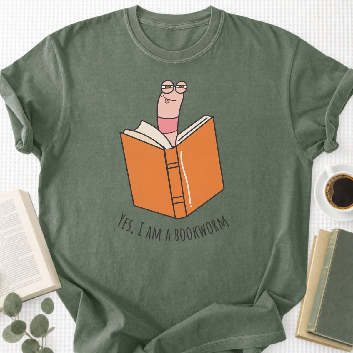 Yes, I Am a Bookworm Unisex T-Shirt